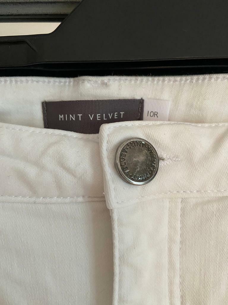 mint velvet white jeans